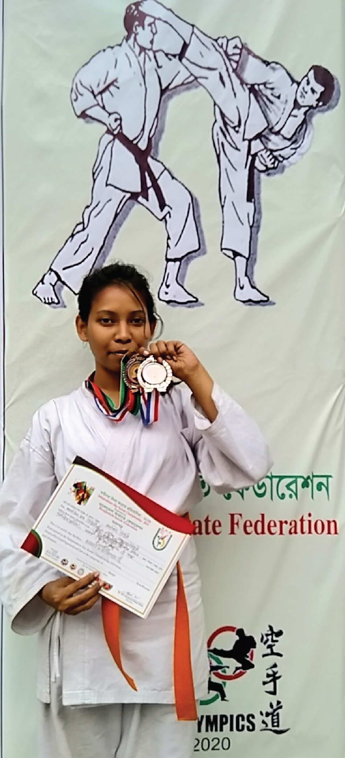 Student of Department of Architecture won silver medal at  2nd International Goju Ryu Karate Championship 2019