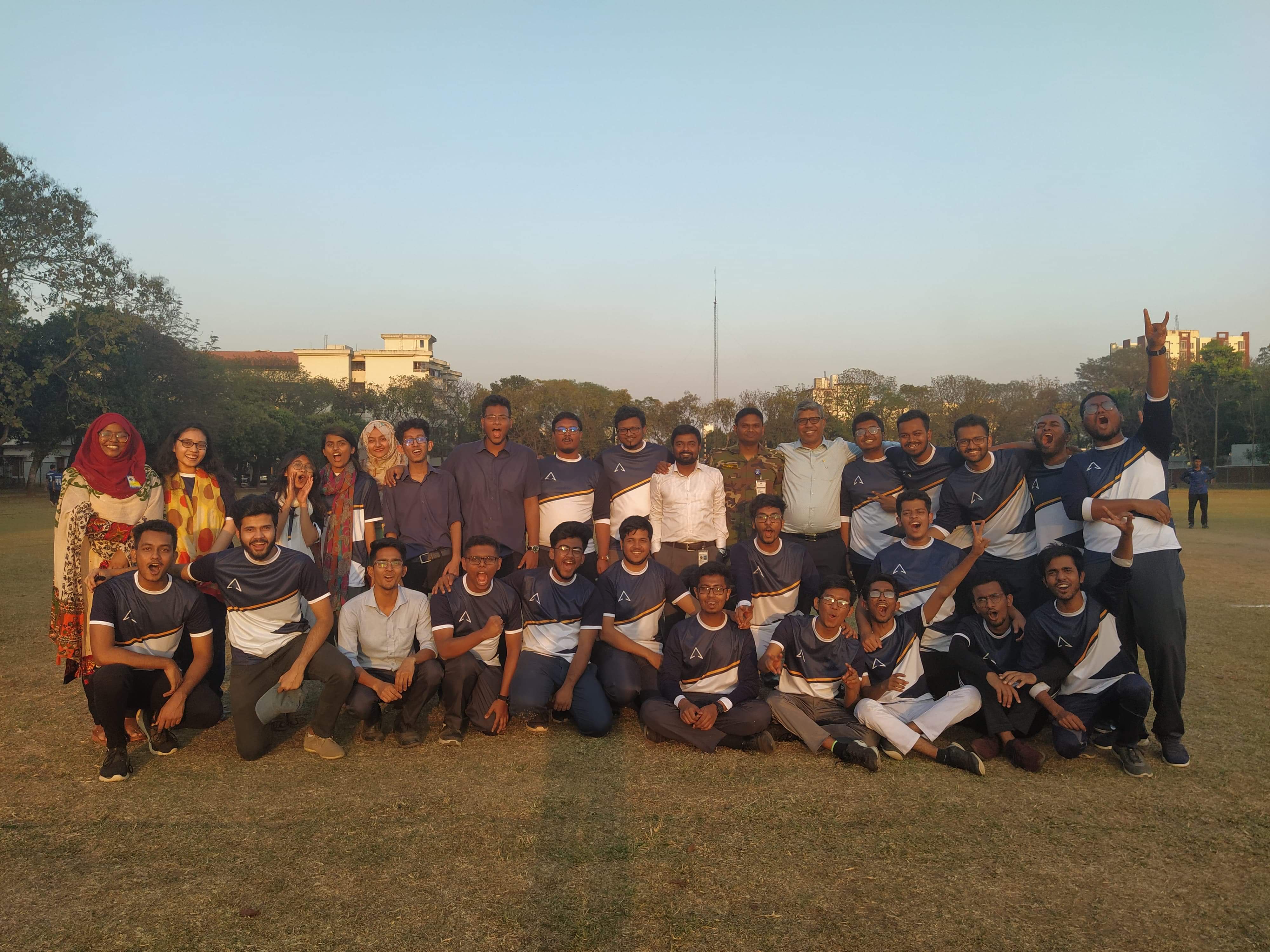 Student of Architecture Department took part in the MIST-Inter Dept. Cricket Tournament 2020
