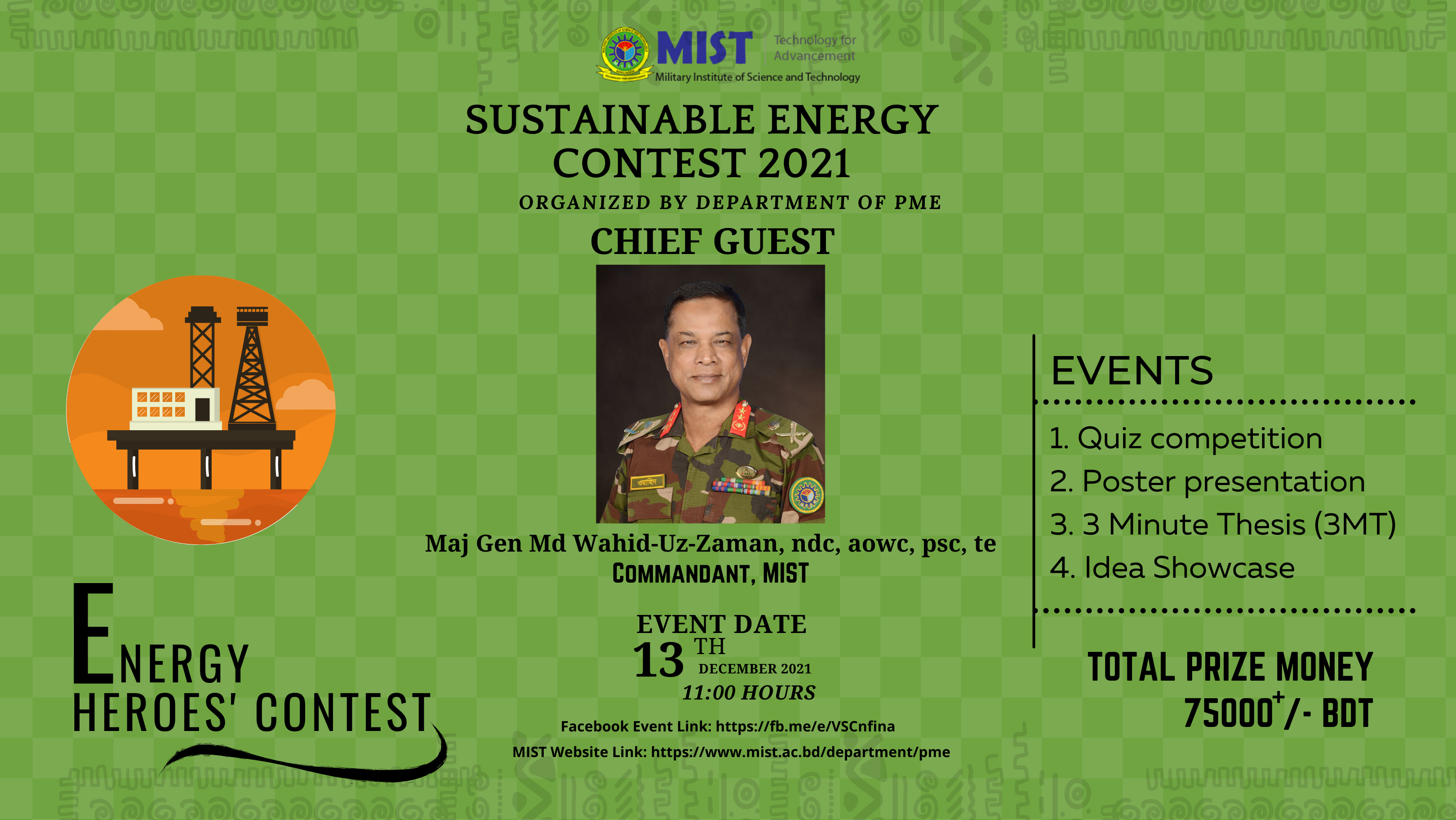 Sustainable Energy Contest - 2021